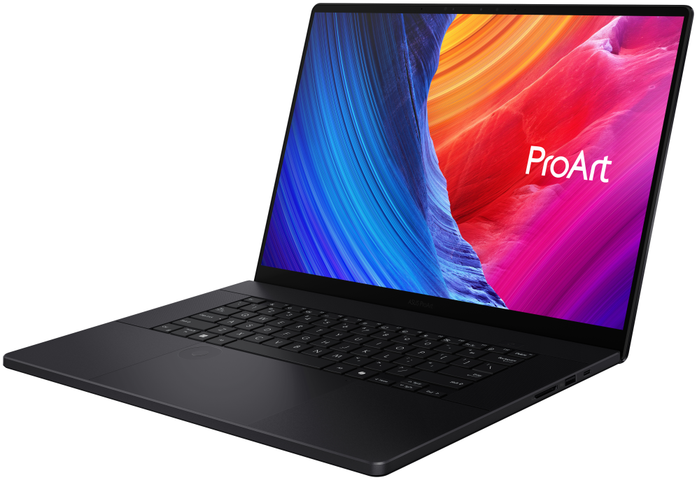 ASUS ProArt P16 OLED H7606WM-SR130W - Ordenador Portatil 16'' WQXGA+ 120Hz (AMD Ryzen AI 9 HX 370, 32GB RAM, 2TB SSD, NVIDIA RTX 5060 8GB, Windows 11 Home) Negro Nano - Teclado QWERTY espanol