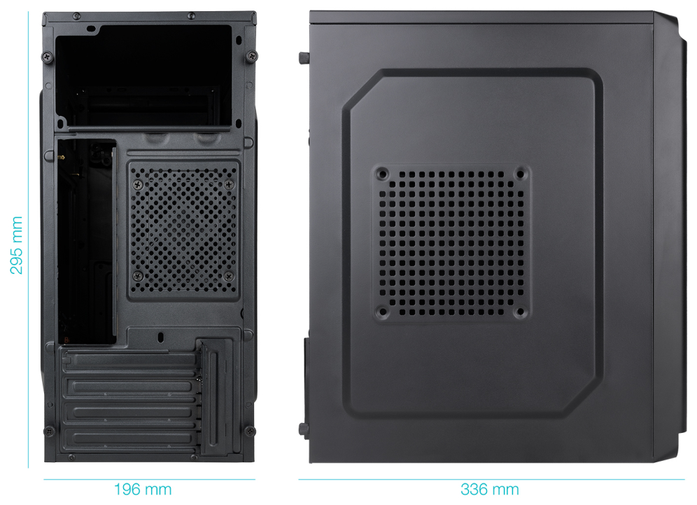 TooQ Caja Minitorre Micro-ATX aDODEKA ULTRAa Negra