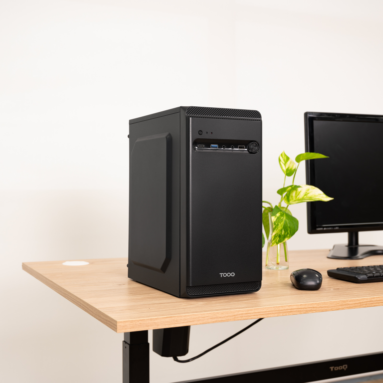 TooQ Caja Minitorre Micro-ATX aDODEKA ULTRAa Negra