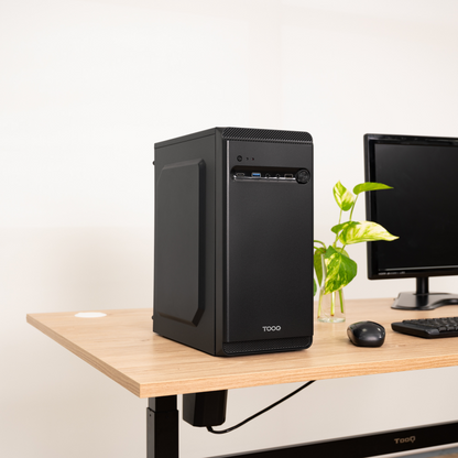 TooQ Caja Minitorre Micro-ATX aDODEKA ULTRAa Negra