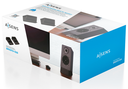 AISENS Soporte Universal De Sobremesa Para Altavoces, Negro