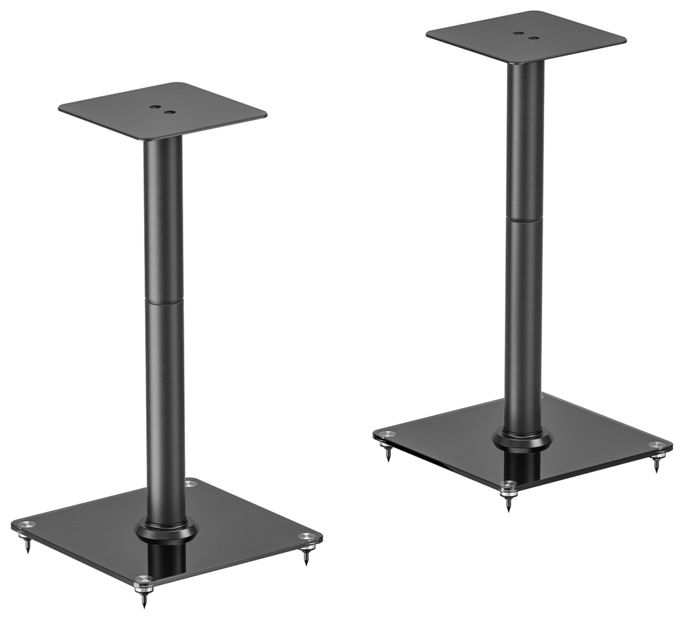 AISENS Soporte Universal De Suelo Para Altavoces, Negro