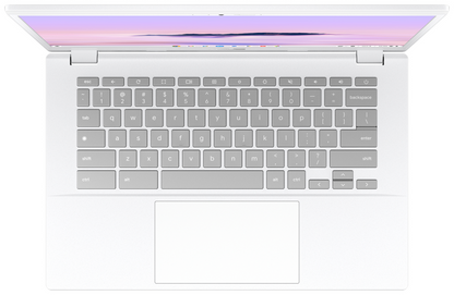 ASUS Chromebook Plus CX34 CX3402CVA-PQ1339 - Ordenador Portatil 14'' Full HD (Intel Core 3 100U, 8GB RAM, 256GB UFS, Graphics, ChromeOS) Blanco Perla - Teclado QWERTY espanol