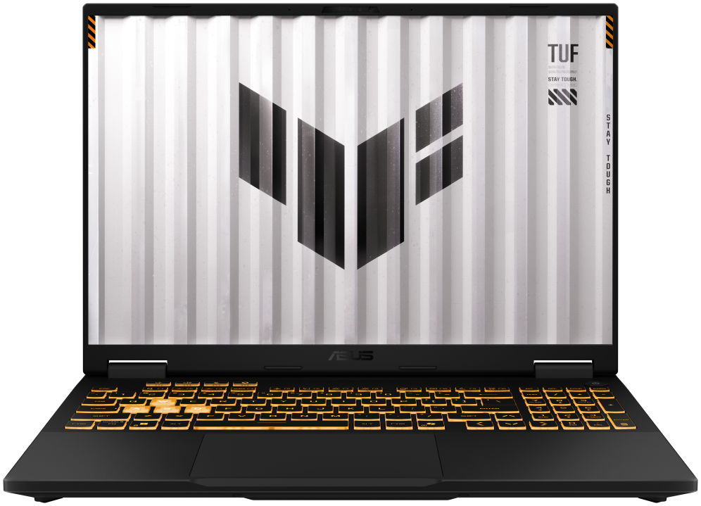 ASUS TUF Gaming F16 TUF608JPR-QT187 - Ordenador Portatil Gaming de 16'' WQXGA 165Hz (Intel Core i7-14650HX, 16GB RAM, 1TB SSD, RTX 5070 8GB, Sin Sistema Operativo) Gris Jager - Teclado QWERTY espanol
