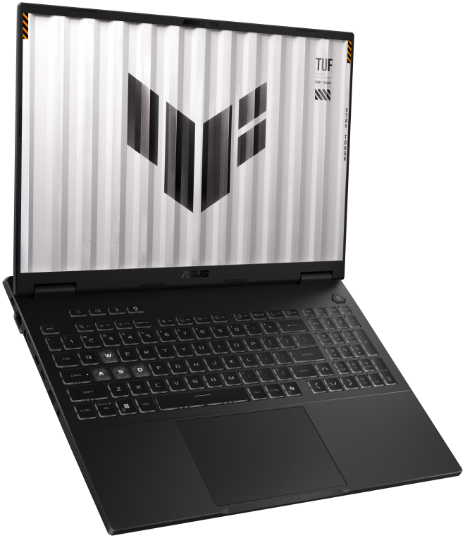 ASUS TUF Gaming F16 TUF608JPR-QT187 - Ordenador Portatil Gaming de 16'' WQXGA 165Hz (Intel Core i7-14650HX, 16GB RAM, 1TB SSD, RTX 5070 8GB, Sin Sistema Operativo) Gris Jager - Teclado QWERTY espanol