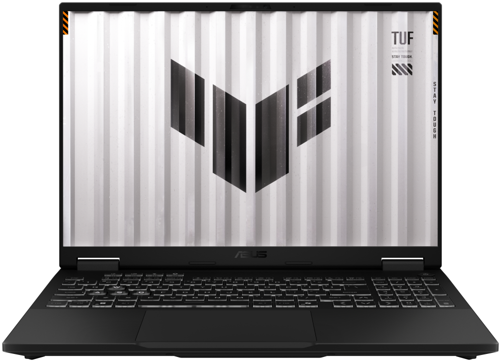 ASUS TUF Gaming F16 TUF608JMI-TU345 - Ordenador Portatil Gaming de 16'' WUXGA 144Hz (Core i5-14450HX, 16GB RAM, 512GB SSD, RTX 5060 8GB, Sin Sistema Operativo) Gris Jager - Teclado QWERTY espanol