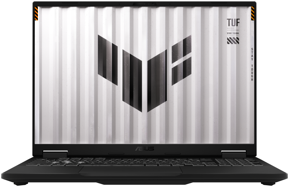 ASUS TUF Gaming F16 TUF608JMI-TU345 - Ordenador Portatil Gaming de 16'' WUXGA 144Hz (Core i5-14450HX, 16GB RAM, 512GB SSD, RTX 5060 8GB, Sin Sistema Operativo) Gris Jager - Teclado QWERTY espanol