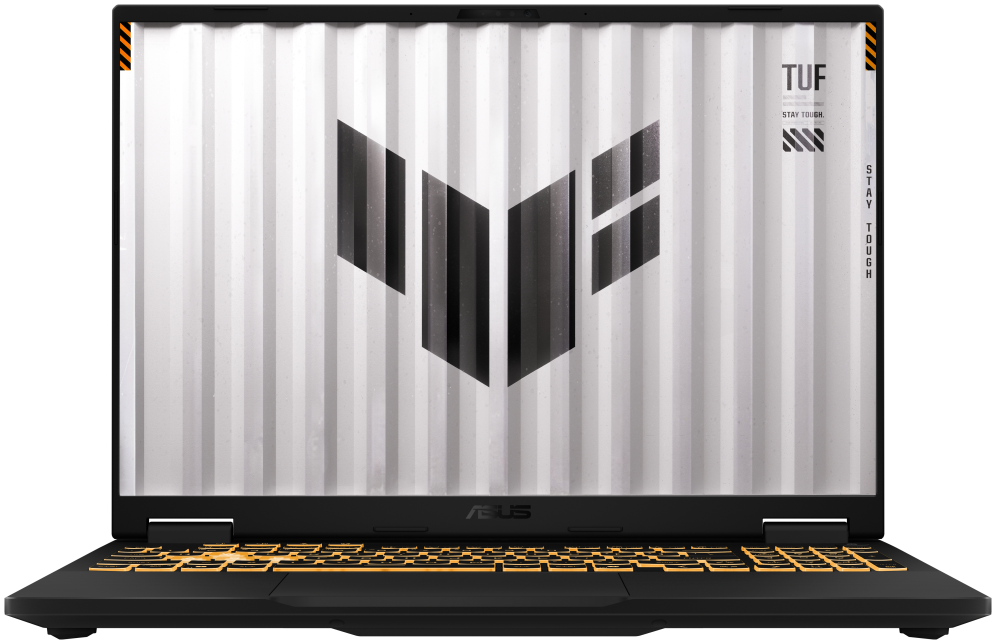 ASUS TUF Gaming F16 TUF608JMI-TU345 - Ordenador Portatil Gaming de 16'' WUXGA 144Hz (Core i5-14450HX, 16GB RAM, 512GB SSD, RTX 5060 8GB, Sin Sistema Operativo) Gris Jager - Teclado QWERTY espanol