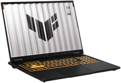 ASUS TUF Gaming F16 TUF608JMI-TU345 - Ordenador Portatil Gaming de 16'' WUXGA 144Hz (Core i5-14450HX, 16GB RAM, 512GB SSD, RTX 5060 8GB, Sin Sistema Operativo) Gris Jager - Teclado QWERTY espanol