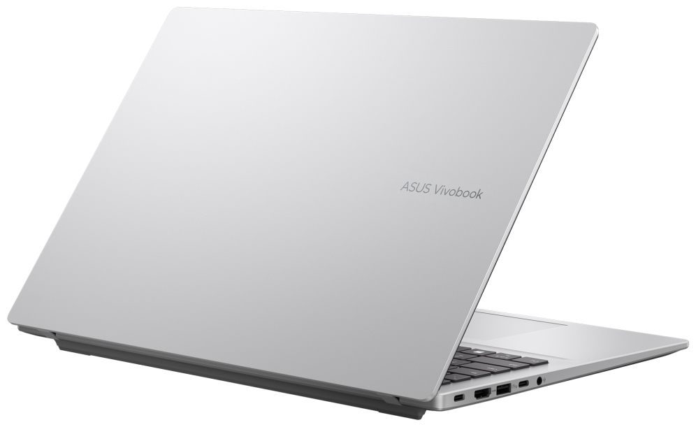 ASUS Vivobook 16 D1607GA-MB086W Copilot+ PC - Ordenador Portatil '' WUXGA (AMD Ryzen AI 7 445, 16GB RAM, 512GB SSD, Radeon 840M, Windows 11 Home) Plata Fria - Teclado QWERTY espanol