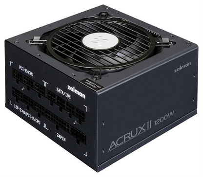 Zalman ACRUX II unidad de fuente de alimentacion 1200 W 24-pin ATX ATX Negro