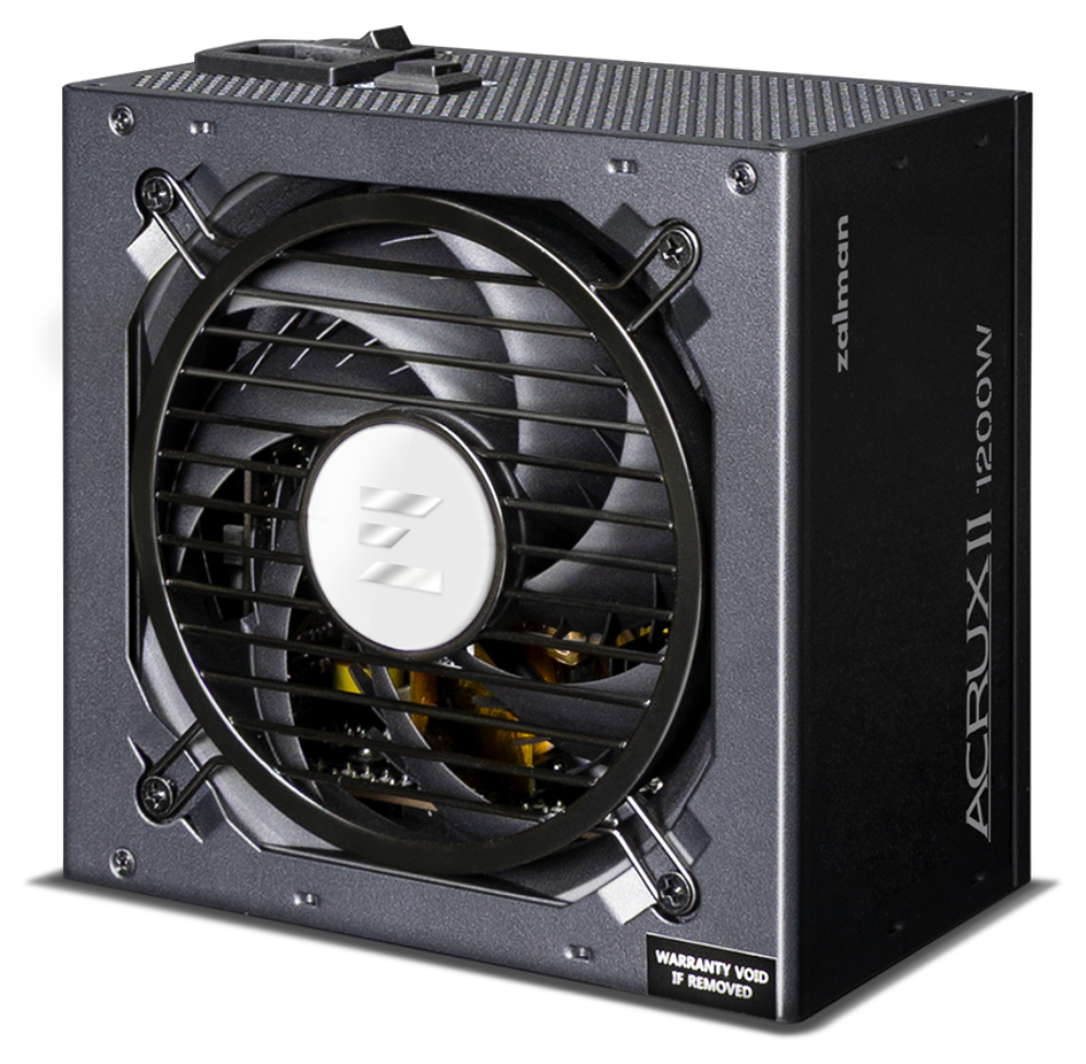 Zalman ACRUX II unidad de fuente de alimentacion 1200 W 24-pin ATX ATX Negro