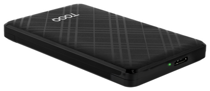 TooQ Caja Externa para Discos de 2,5a HDD/SSD, Negro