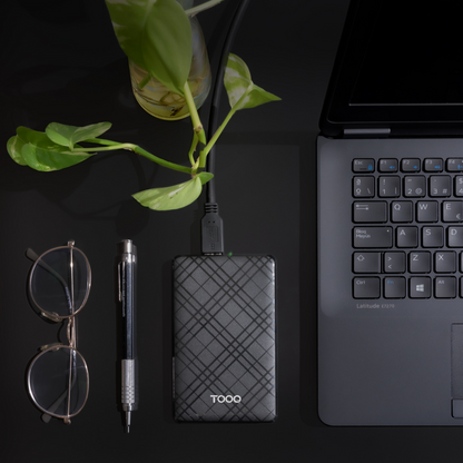 TooQ Caja Externa para Discos de 2,5a HDD/SSD, Negro