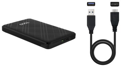 TooQ Caja Externa para Discos de 2,5a HDD/SSD, Negro