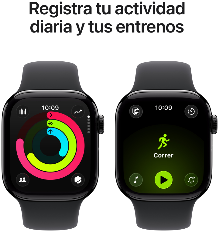 Apple Watch Series 11 OLED 42 mm Digital 374 x 446 Pixeles Pantalla tactil 5G Negro Wifi GPS (satelite)