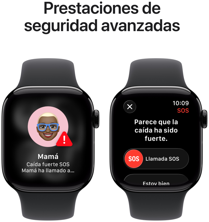 Apple Watch Series 11 OLED 42 mm Digital 374 x 446 Pixeles Pantalla tactil 5G Negro Wifi GPS (satelite)