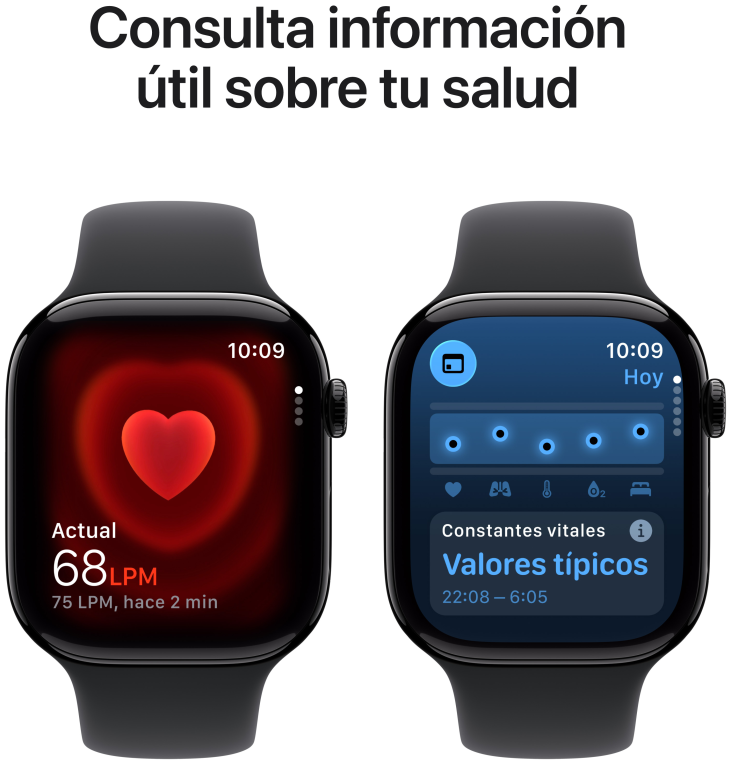 Apple Watch Series 11 OLED 46 mm Digital 416 x 496 Pixeles Pantalla tactil 5G Negro Wifi GPS (satelite)