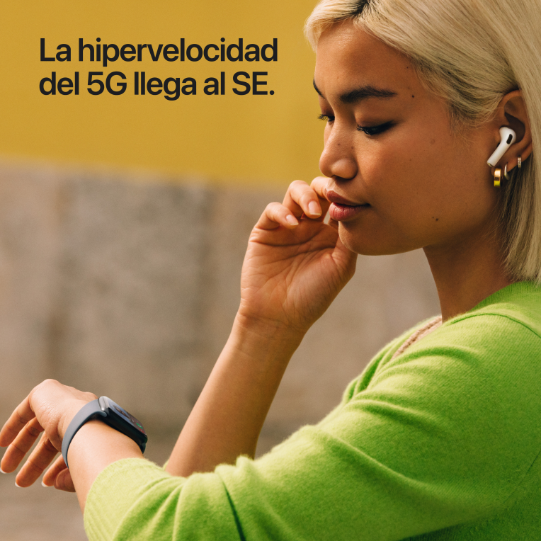 Apple Watch SE (3nd generation) OLED 40 mm Digital 324 x 394 Pixeles Pantalla tactil 5G Beige Wifi GPS (satelite)