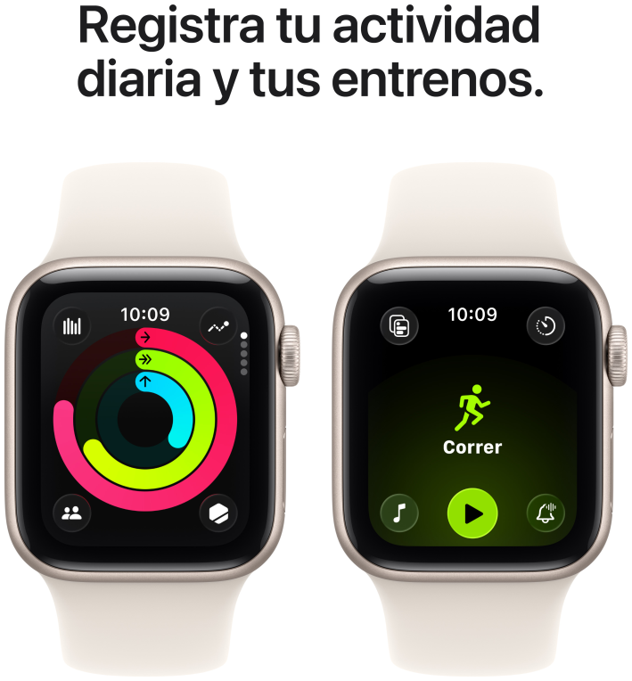 Apple Watch SE (3nd generation) OLED 40 mm Digital 324 x 394 Pixeles Pantalla tactil 5G Beige Wifi GPS (satelite)