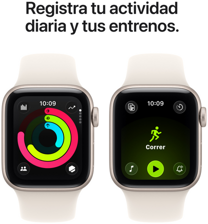 Apple Watch SE (3nd generation) OLED 40 mm Digital 324 x 394 Pixeles Pantalla tactil 5G Beige Wifi GPS (satelite)