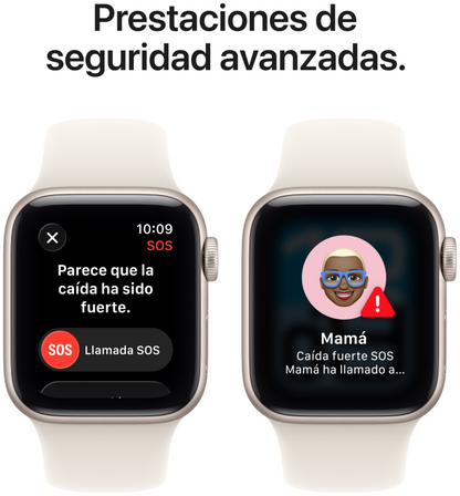 Apple Watch SE (3nd generation) OLED 40 mm Digital 324 x 394 Pixeles Pantalla tactil 5G Beige Wifi GPS (satelite)