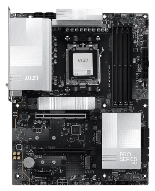MSI PRO X870E-S EVO WIFI placa base AMD X870E Zócalo AM5 ATX