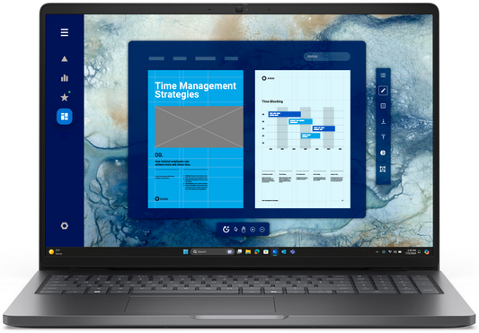 DELL Pro 16 PC16250 Intel Core Ultra 5 225U Portatil 40,6 cm (16'') Full HD+ 16 GB DDR5-SDRAM 512 GB SSD Wi-Fi 6E (802.11ax) Windows 11 Pro Negro Espanol