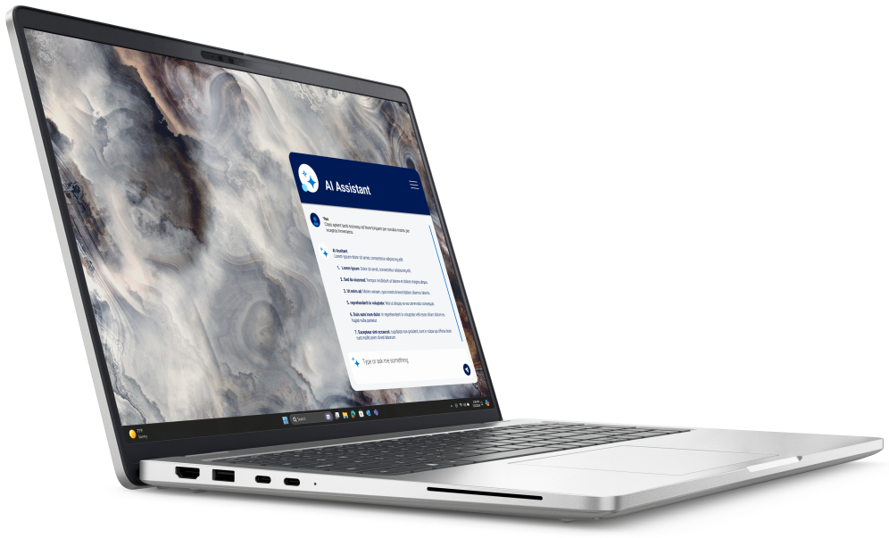 DELL Pro 16 Plus PB16250 Copilot+ PC Intel Core Ultra 5 236V Portatil 40,6 cm (16'') Full HD+ 16 GB LPDDR5x-SDRAM 512 GB SSD Wi-Fi 7 (802.11be) Windows 11 Pro Aluminio Espanol