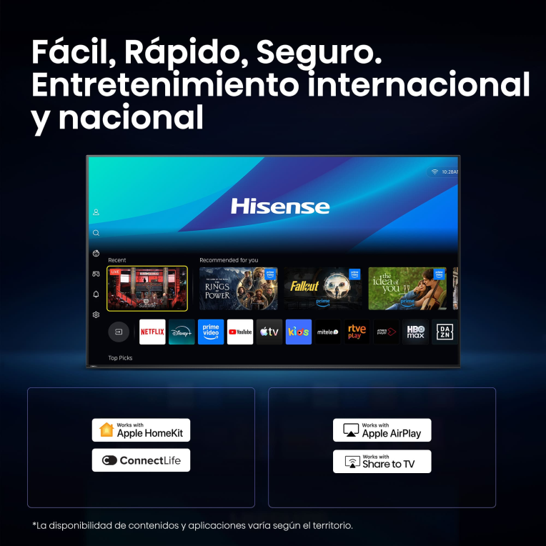 Hisense 32A5S 81,3 cm (32'') Full HD Smart TV Wifi Negro 250 cd / mA²