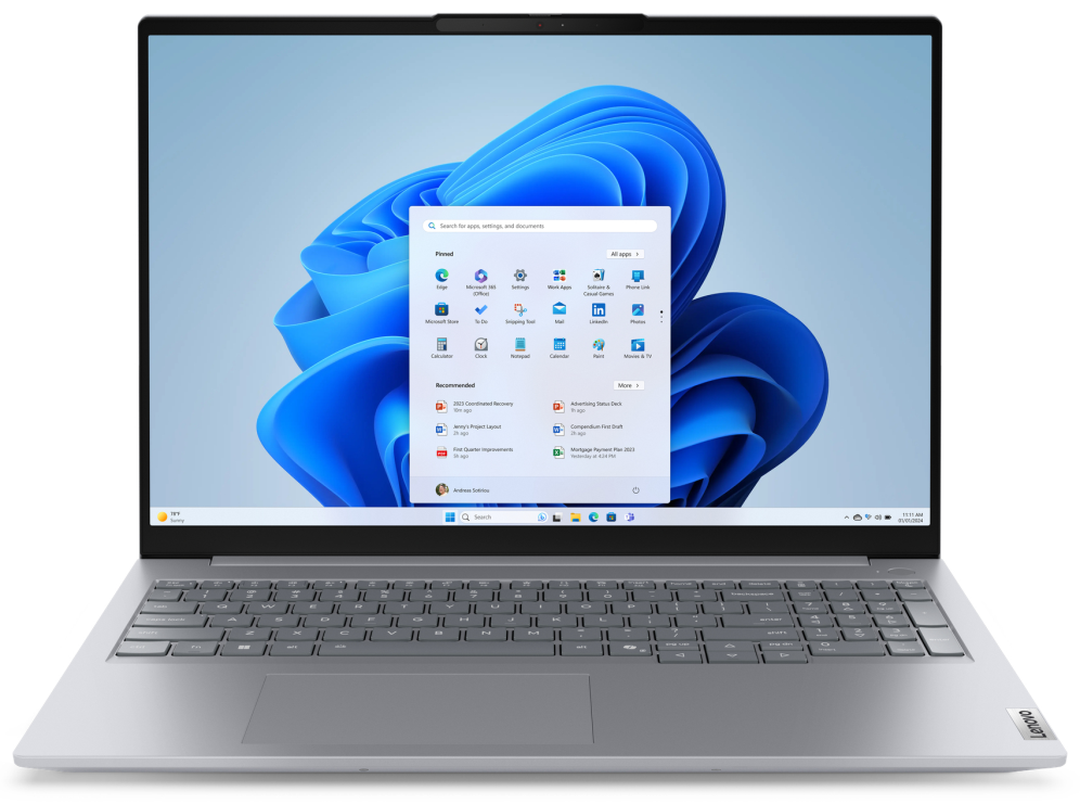 Lenovo ThinkBook 16 G8 IAL Intel Core Ultra 5 225U Portatil 40,6 cm (16'') WUXGA 16 GB DDR5-SDRAM 512 GB SSD Wi-Fi 6E (802.11ax) Windows 11 Pro Espanol Gris