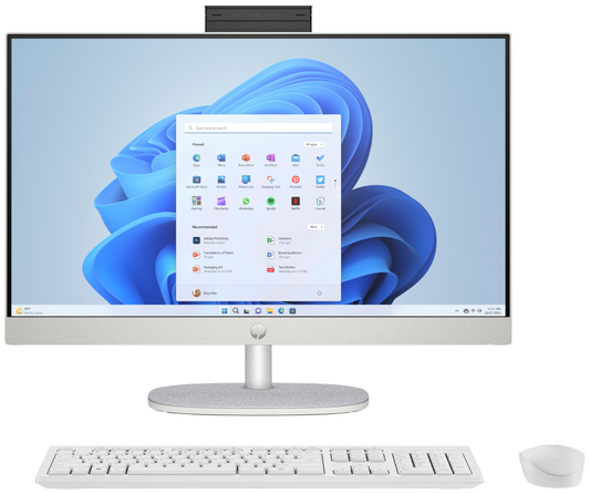 HP 23.8 inch All-in-One 24-cr0187ns PC IntelÂ® Coreâ¢ i5 i5-1335U 60,5 cm (23.8'') 1920 x 1080 Pixeles 8 GB DDR4-SDRAM 512 GB SSD Windows 11 Home Wi-Fi 6 (802.11ax) Blanco
