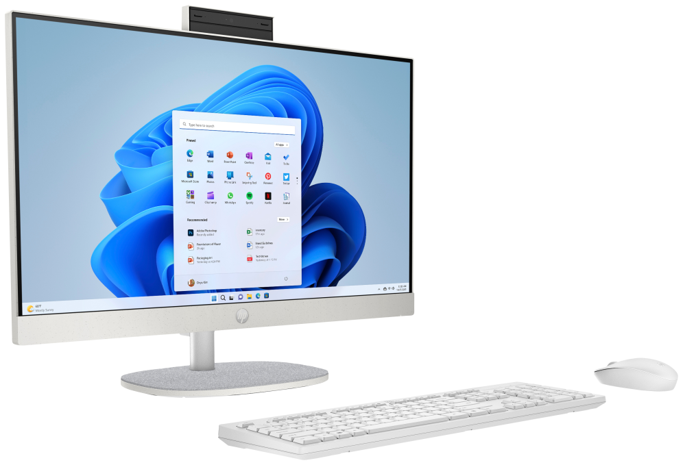 HP 23.8 inch All-in-One 24-cr0187ns PC IntelÂ® Coreâ¢ i5 i5-1335U 60,5 cm (23.8'') 1920 x 1080 Pixeles 8 GB DDR4-SDRAM 512 GB SSD Windows 11 Home Wi-Fi 6 (802.11ax) Blanco