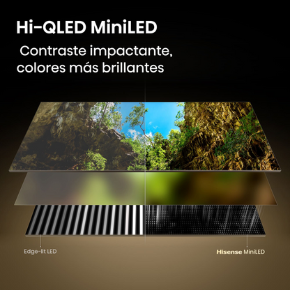 Hisense 75E8S Televisor 190,5 cm (75'') 4K Ultra HD Smart TV Wifi Gris 400 cd / mA²