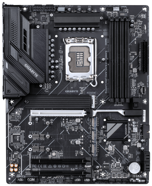 GIGABYTE Z890 D PLUS Placa Base â Compatible con procesadores Intel Core Ultra (Serie 2), VRM de 12+1+2 fases, hasta 9466 MHz DDR5 (OC), 1x PCIe 5.0 M.2 + 3x PCIe 4.0 M.2, LAN 2.5 GbE, USB 3.2 Gen 2