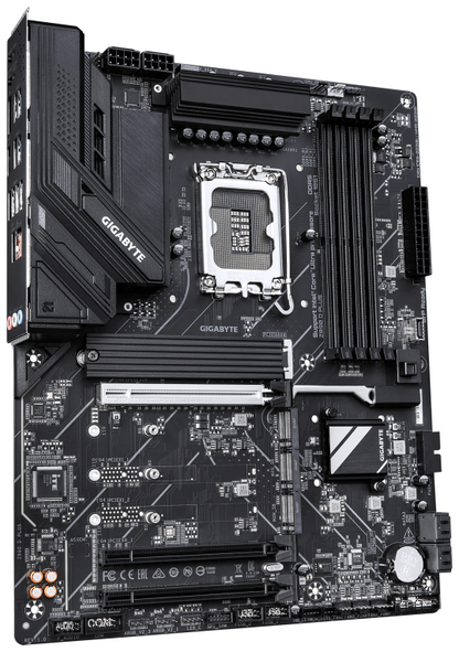 GIGABYTE Z890 D PLUS Placa Base â Compatible con procesadores Intel Core Ultra (Serie 2), VRM de 12+1+2 fases, hasta 9466 MHz DDR5 (OC), 1x PCIe 5.0 M.2 + 3x PCIe 4.0 M.2, LAN 2.5 GbE, USB 3.2 Gen 2