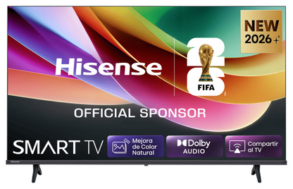 Hisense 32A4S 81,3 cm (32'') HD Smart TV Wifi Negro 200 cd / mA²