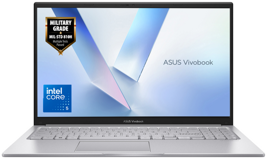 ASUS Vivobook 15 X1504MA-BQ055W Intel Core 7 350 Portatil 39,6 cm (15.6'') Full HD 16 GB DDR5-SDRAM 512 GB SSD Wi-Fi 6 (802.11ax) Windows 11 Home Plata