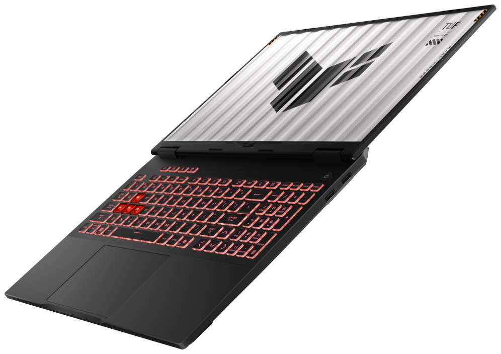ASUS TUF Gaming A16 TUF608UHI-TU239 - Ordenador Portatil Gaming de 16'' WUXGA 144Hz (AMD Ryzen 7 260, 16GB RAM, 512GB SSD, NVIDIA RTX 5050 8GB, Sin Sistema Operativo) Gris Jager - Teclado QWERTY espanol