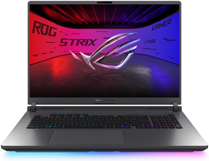 ASUS ROG Strix G18 G815LR-TT369 - Portatil Gaming de 18'' WQXGA 300Hz (Core Ultra 9 290HX Plus, 16GB RAM, 1TB SSD, RTX 5070 Ti Laptop GPU 12GB, Sin Sistema Operativo) Gris Eclipse - Tec. QWERTY Esp