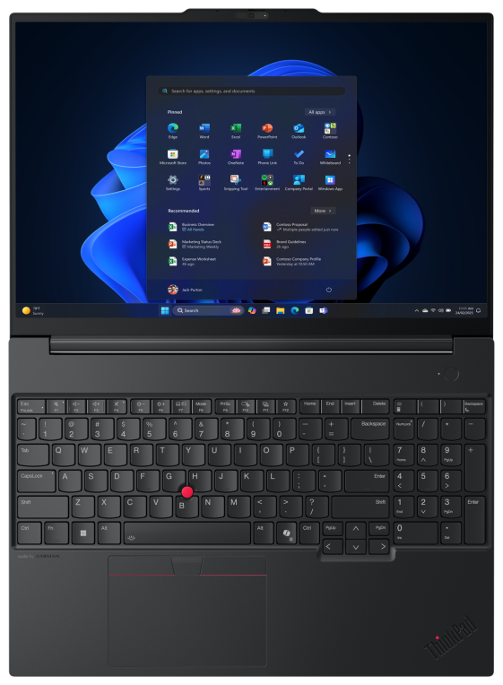 Lenovo ThinkPad E16 Gen 3 (Intel) Copilot+ PC Intel Core Ultra 5 226V Portatil 40,6 cm (16'') WUXGA 16 GB LPDDR5x-SDRAM 512 GB SSD Wi-Fi 6E (802.11ax) Windows 11 Pro Espanol Negro