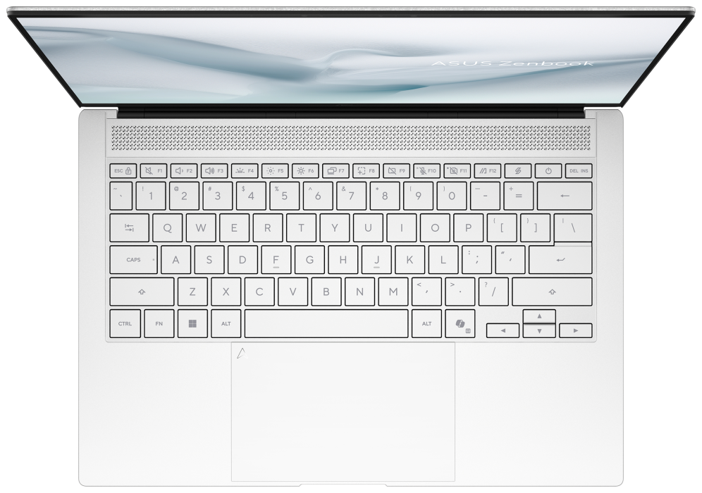 ASUS Zenbook S14 OLED UX5406AA-SU337W Copilot+ PC Copilot+ PC - Portatil 14'' WQXGA+ 120Hz (Core Ultra 9 386H, 16GB RAM, 512GB SSD, Graphics, Win 11 Home) Blanco Escandinavo - Tec. QWERTY Esp