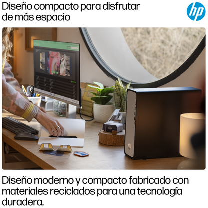 HP OmniDesk Slim Desktop S03-0020ns PC IntelÂ® Coreâ¢ i3 i3-14100 8 GB DDR5-SDRAM 512 GB SSD FreeDOS Torre Plata