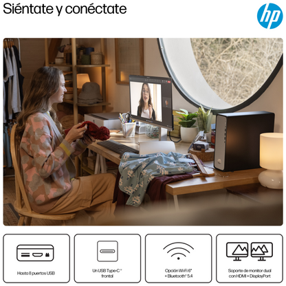 HP OmniDesk Slim Desktop S03-0020ns PC IntelÂ® Coreâ¢ i3 i3-14100 8 GB DDR5-SDRAM 512 GB SSD FreeDOS Torre Plata