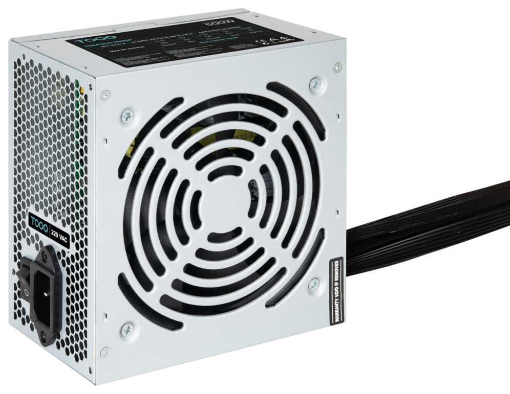 TooQ TQAPOLO-500SP unidad de fuente de alimentacion 500 W 20+4 pin ATX ATX Plata