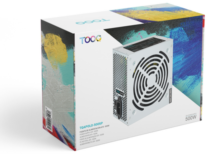 TooQ TQAPOLO-500SP unidad de fuente de alimentacion 500 W 20+4 pin ATX ATX Plata