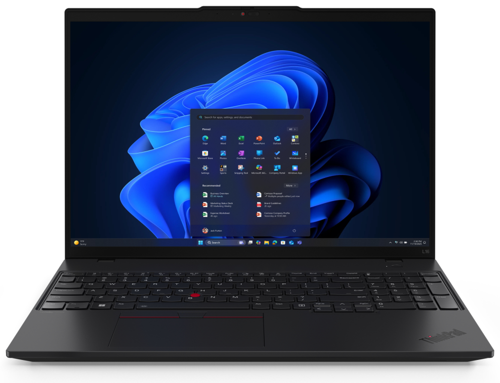 Lenovo ThinkPad L16 Gen 2 (Intel) Intel Core Ultra 5 225U Portatil 40,6 cm (16'') WUXGA 16 GB DDR5-SDRAM 512 GB SSD Wi-Fi 6E (802.11ax) Windows 11 Pro Negro Espanol