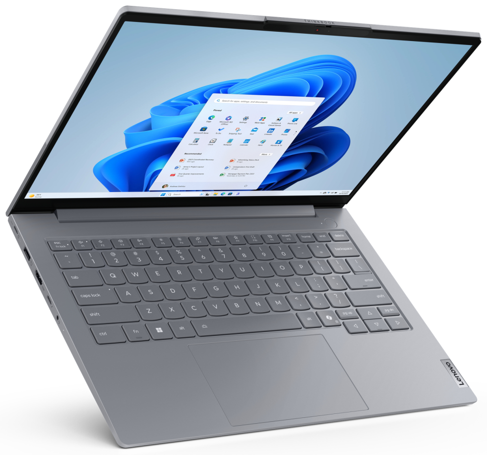 Lenovo ThinkBook 14 G8 IAL Intel Core Ultra 5 135H Portatil 35,6 cm (14'') WUXGA 16 GB DDR5-SDRAM 512 GB SSD Wi-Fi 6E (802.11ax) Windows 11 Pro Espanol Gris