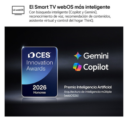 LG QNED evo AI MiniLED 43QNED81B6C.AEU Televisor 109,2 cm (43'') 4K Ultra HD Smart TV Wifi Negro