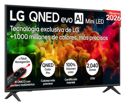 LG QNED evo AI MiniLED 50QNED81B6C 127 cm (50'') 4K Ultra HD Smart TV Wifi Negro